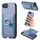 Per iPhone 16e Custodia per telefono con inserto laterale ad anello in fibra di carbonio MagSafe (blu) Per iPhone 16e Custodia per telefono con inserto laterale ad anello in fibra di carbonio MagSafe (blu)