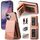 Per iPhone 16 Plus Twill Tessuto Pelle Verticale Flip RFID Card Bag Custodia per Telefono (Rosa) Per iPhone 16 Plus Twill Tessuto Pelle Verticale Flip RFID Card Bag Custodia per Telefono (Rosa)