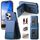 Per iPhone 15 Pro Max Twill Tessuto Pelle Verticale Flip RFID Card Bag Custodia per Telefono (Blu) Per iPhone 15 Pro Max Twill Tessuto Pelle Verticale Flip RFID Card Bag Custodia per Telefono (Blu)