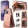 Per iPhone 15 Plus Twill Tessuto Pelle Verticale Flip RFID Card Bag Custodia per Telefono (Rosa) Per iPhone 15 Plus Twill Tessuto Pelle Verticale Flip RFID Card Bag Custodia per Telefono (Rosa)