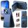 Per iPhone 15 Twill Tessuto Pelle Verticale Flip RFID Card Bag Custodia per Telefono (Blu) Per iPhone 15 Twill Tessuto Pelle Verticale Flip RFID Card Bag Custodia per Telefono (Blu)