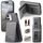 Per iPhone 12 Twill Tessuto Pelle Verticale Flip RFID Card Bag Custodia per Telefono (Grigio) Per iPhone 12 Twill Tessuto Pelle Verticale Flip RFID Card Bag Custodia per Telefono (Grigio)