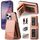 Per iPhone 12 Pro Twill Tessuto Pelle Verticale Flip RFID Card Bag Custodia per Telefono (Rosa) Per iPhone 12 Pro Twill Tessuto Pelle Verticale Flip RFID Card Bag Custodia per Telefono (Rosa)