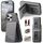 Per iPhone 11 Pro Max Twill Tessuto Pelle Verticale Flip RFID Card Bag Custodia per Telefono (Grigio) Per iPhone 11 Pro Max Twill Tessuto Pelle Verticale Flip RFID Card Bag Custodia per Telefono (Grigio)