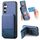 Per Samsung Galaxy A35 5G Twill Tessuto Pelle Verticale Flip RFID Card Bag Custodia per Telefono (Blu) Per Samsung Galaxy A35 5G Twill Tessuto Pelle Verticale Flip RFID Card Bag Custodia per Telefono (Blu)