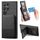 Per Samsung Galaxy S24 Ultra 5G Twill Tessuto Pelle Verticale Flip RFID Card Bag Custodia per Telefono (Nero) Per Samsung Galaxy S24 Ultra 5G Twill Tessuto Pelle Verticale Flip RFID Card Bag Custodia per Telefono (Nero)