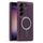Per Samsung Galaxy S23+ 5G Silver Shield MagSafe Holder Custodia antiurto per telefono (viola) Per Samsung Galaxy S23+ 5G Silver Shield MagSafe Holder Custodia antiurto per telefono (viola)