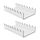 Espositore porta pennelli da trucco in acrilico trasparente, specifiche: 2 pezzi Espositore porta pennelli da trucco in acrilico trasparente, specifiche: 2 pezzi