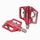 RACEWORK RK213 1 paio di pedali SPD + Flat per mountain bike, autobloccanti, a doppio scopo (rosso) RACEWORK RK213 1 paio di pedali SPD + Flat per mountain bike, autobloccanti, a doppio scopo (rosso)