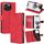 Per Tecno Pova 6 Neo 5G Custodia in pelle con chiusura magnetica in coccodrillo (rosso) Per Tecno Pova 6 Neo 5G Custodia in pelle con chiusura magnetica in coccodrillo (rosso)