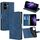 Per OPPO Reno13 F 5G / 4G Custodia in pelle con chiusura magnetica effetto coccodrillo (blu) Per OPPO Reno13 F 5G / 4G Custodia in pelle con chiusura magnetica effetto coccodrillo (blu)