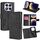 Per Redmi Note 14 Pro 4G Custodia in pelle con chiusura magnetica in coccodrillo (nero) Per Redmi Note 14 Pro 4G Custodia in pelle con chiusura magnetica in coccodrillo (nero)