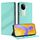 Per vivo V40e 5G India / iQOO Z9s 5G Custodia per telefono in pelle retrò con portafoglio multifunzionale in rilievo (verde menta) Per vivo V40e 5G India / iQOO Z9s 5G Custodia per telefono in pelle retrò con portafoglio multifunzionale in rilievo (verde menta)