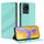 Per vivo Y02A 4G / Y02 4G / Y11 2023 Custodia per telefono in pelle retrò con portafoglio multifunzionale in rilievo (verde menta) Per vivo Y02A 4G / Y02 4G / Y11 2023 Custodia per telefono in pelle retrò con portafoglio multifunzionale in rilievo (verde menta)