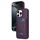 Per iPhone 16 Pro Max BETOPNICE Custodia per telefono con portafoglio MagSafe staccabile verticale a ribalta (viola)