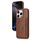 Per iPhone 16 Pro BETOPNICE Custodia per telefono con portafoglio MagSafe staccabile orizzontale a ribalta (marrone)