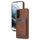 Per Samsung Galaxy S21+ 5G BETOPNICE Custodia per telefono con portafoglio MagSafe staccabile verticale a ribalta (marrone) Per Samsung Galaxy S21+ 5G BETOPNICE Custodia per telefono con portafoglio MagSafe staccabile verticale a ribalta (marrone)