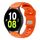 Cinturino per orologio in gomma fluorurata con fibbia inversa tinta unita da 22 mm (arancione) Cinturino per orologio in gomma fluorurata con fibbia inversa tinta unita da 22 mm (arancione)