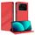 Per Xiaomi Mi 11 Ultra Custodia per telefono in pelle retrò multifunzionale con portafoglio in rilievo (rosso) Per Xiaomi Mi 11 Ultra Custodia per telefono in pelle retrò multifunzionale con portafoglio in rilievo (rosso)
