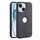 Per iPhone 15 Custodia per telefono in pelle Crazy Horse Back Cover (blu)