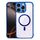 Per iPhone 16 Pro Custodia per telefono ibrida in acrilico TPU magnetico antiurto MagSafe (blu reale) Per iPhone 16 Pro Custodia per telefono ibrida in acrilico TPU magnetico antiurto MagSafe (blu reale)