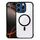 Per iPhone 16 Pro Custodia per telefono in acrilico ibrido TPU magnetico antiurto MagSafe (nero) Per iPhone 16 Pro Custodia per telefono in acrilico ibrido TPU magnetico antiurto MagSafe (nero)