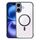 Per iPhone 16 Plus Custodia per telefono ibrida in acrilico TPU magnetico antiurto MagSafe (grigio titanio) Per iPhone 16 Plus Custodia per telefono ibrida in acrilico TPU magnetico antiurto MagSafe (grigio titanio)