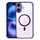 Per iPhone 16 Custodia per telefono ibrida in acrilico TPU magnetico antiurto MagSafe (viola scuro) Per iPhone 16 Custodia per telefono ibrida in acrilico TPU magnetico antiurto MagSafe (viola scuro)