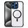 Per iPhone 15 Pro Max Custodia per telefono ibrida in acrilico TPU magnetico antiurto MagSafe (nero) Per iPhone 15 Pro Max Custodia per telefono ibrida in acrilico TPU magnetico antiurto MagSafe (nero)