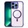Per iPhone 13 Pro Max Custodia per telefono ibrida in acrilico TPU magnetico antiurto MagSafe (viola scuro) Per iPhone 13 Pro Max Custodia per telefono ibrida in acrilico TPU magnetico antiurto MagSafe (viola scuro)
