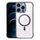 Per iPhone 12 Pro Max Custodia per telefono ibrida in acrilico TPU magnetico antiurto MagSafe (grigio titanio) Per iPhone 12 Pro Max Custodia per telefono ibrida in acrilico TPU magnetico antiurto MagSafe (grigio titanio)