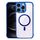 Per iPhone 12 Pro Custodia per telefono ibrida in acrilico TPU magnetico antiurto MagSafe (blu reale) Per iPhone 12 Pro Custodia per telefono ibrida in acrilico TPU magnetico antiurto MagSafe (blu reale)