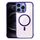 Per iPhone 12 Pro Custodia per telefono ibrida in acrilico TPU magnetico antiurto MagSafe (viola scuro) Per iPhone 12 Pro Custodia per telefono ibrida in acrilico TPU magnetico antiurto MagSafe (viola scuro)