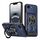 Per iPhone 16e Custodia per telefono MagSafe con supporto girevole Armor (blu) Per iPhone 16e Custodia per telefono MagSafe con supporto girevole Armor (blu)