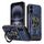 Per iPhone 16 Plus Custodia per telefono con supporto rotante MagSafe Armor (blu)