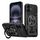 Per iPhone 16 Custodia per telefono MagSafe con supporto rotante Armor (nero)