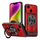 Per iPhone 14 Plus Custodia per telefono con supporto rotante MagSafe Armor (rosso) Per iPhone 14 Plus Custodia per telefono con supporto rotante MagSafe Armor (rosso)