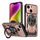 Per iPhone 14 Plus Custodia per telefono con supporto rotante MagSafe Armor (oro rosa) Per iPhone 14 Plus Custodia per telefono con supporto rotante MagSafe Armor (oro rosa)
