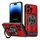 Per iPhone 14 Pro Max Custodia per telefono MagSafe con supporto rotante Armor (rosso) Per iPhone 14 Pro Max Custodia per telefono MagSafe con supporto rotante Armor (rosso)