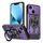 Per iPhone 13 Custodia per telefono MagSafe con supporto rotante Armor (viola) Per iPhone 13 Custodia per telefono MagSafe con supporto rotante Armor (viola)