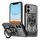 Per iPhone 11 Custodia per telefono MagSafe con supporto girevole Armor (grigio) Per iPhone 11 Custodia per telefono MagSafe con supporto girevole Armor (grigio)