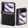 Per Huawei Pura X Custodia per telefono con cerniera in pelle con texture integrata (nero) Per Huawei Pura X Custodia per telefono con cerniera in pelle con texture integrata (nero)