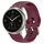 Per Amazfit Active 2 Holes Style 22mm Cinturino Sportivo in Silicone (Rosso Vino)