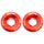 2 pezzi ZTTO Coprimanovella in lega di alluminio per bicicletta Viti per manovella per mountain bike, Stile: M19 Rosso