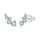 Orecchini a bolle in argento sterling S925 con moissanite (MSE080)