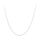 Collana base in argento sterling S925 placcata in platino con osso di serpente, specifiche: L spessore 0,1 cm Collana base in argento sterling S925 placcata in platino con osso di serpente, specifiche: L spessore 0,1 cm