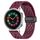 Per Huawei Watch GT2 42mm 20mm Cinturino in silicone con chiusura magnetica pieghevole (vino rosso) Per Huawei Watch GT2 42mm 20mm Cinturino in silicone con chiusura magnetica pieghevole (vino rosso)