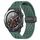 Per Huawei Watch 2 cinturino in silicone con chiusura magnetica pieghevole da 20 mm (verde scuro) Per Huawei Watch 2 cinturino in silicone con chiusura magnetica pieghevole da 20 mm (verde scuro)
