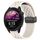 Per cinturino in silicone con chiusura magnetica pieghevole Garmin Forerunner 255 da 22 mm (colore Starlight) Per cinturino in silicone con chiusura magnetica pieghevole Garmin Forerunner 255 da 22 mm (colore Starlight)
