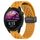 Cinturino per orologio in silicone con chiusura magnetica pieghevole da 22 mm per Garmin Forerunner 255 Music (giallo) Cinturino per orologio in silicone con chiusura magnetica pieghevole da 22 mm per Garmin Forerunner 255 Music (giallo)